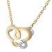 Orphelia Silver 925 Zh-7088/1 Pendant Butterfly Gold/White Zirc