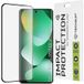 Techsuit Film de protection d'écran pour Xiaomi Redmi Note 15 4G, Verre Trempé, Full Glue, 111D, Noir