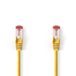 Nedis CCGP85221YE75 Câble réseau - 7,5 m - Jaune