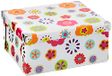 Zeller 17852 opbergdoos, kids, karton, ca. 31 x 26 x 14 cm, bloemen - meerkleurig
