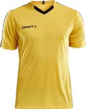 Craft Progress Contrast Shirt Korte Mouw Heren - Geel / Zwart | Maat: M