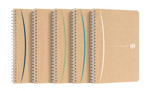 Oxford Touareg spiraalschrift A5 90 vel geruit Assorted colours