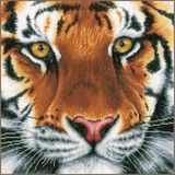 Lanarte Borduurpakket - Tijger - 35 x 34cm