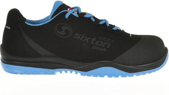 Sixton Cuban 91328-11 S3 Veiligheidsschoenen - Zwart/Blauw - Maat 45