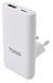 TooQ TQWC-GANSL65W1A1C GaN Reisoplader - 65W - USB-C PD & USB-A QC - Wit