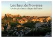 Les CALVENDO Les Baux de Provence Un des plus beaux villages de France (Calendrier mural 2027 DIN A3 vertical)