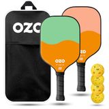 OZO Pickleball - Set van 2 paddles + 4 ballen