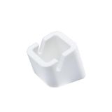 Yamazaki 7767 SQUARE Tablet Stand, white, Silicone, 7 x 8.7 x 6.3 cm