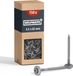 HELPMATE – Loodgietersschroeven 4,5x65 mm, 150 stuks, DIN 7995, roestvrij staal A2, T20