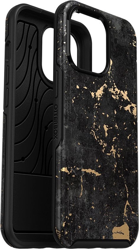 OtterBox Symmetry hoesje voor Apple iPhone 13 Pro - Zwart & Goud