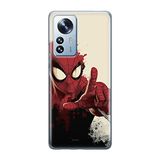 ERT GROUP mobiel telefoonhoesje voor Xiaomi 12 / 12X origineel en officieel erkend Marvel patroon Spider Man 006