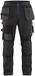 Blåkläder Werkbroek met Kevlar en stretch 1554-1860 - Donkergrijs/Zwart - C46
