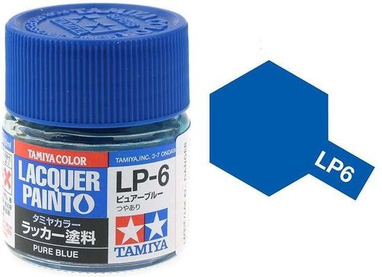 Tamiya LP-6 Blue - Gloss - Lacquer Paint - 10ml
