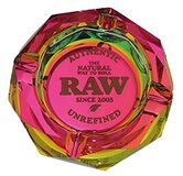 Raw Rainbow Glass Ashtray - Multicolor