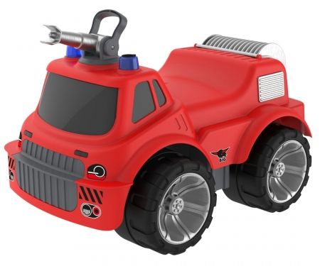 BIG Ride-On Car - Black/Red - 2-5 Years - Push Powered