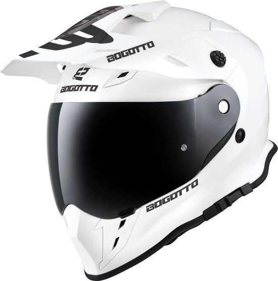 Bogotto H331 Endurohelm - Wit, XS