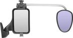 REPUSEL caravanspiegels - LUXMAX, bol anti-verblindings glas, lange RVS arm (per paar)