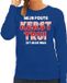 Bellatio Decorations Mijn Foute Kersttrui Foute kersttrui - sweater - blauw - dames - L