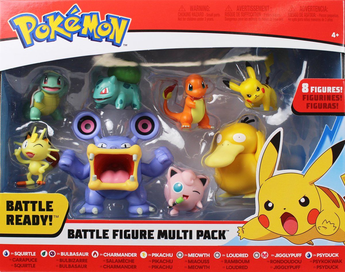 Pokemon Battle Multi Set - 8 Speelfiguren