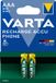 Varta AAA Oplaadbare Batterijen - 800mAh - 2 stuks