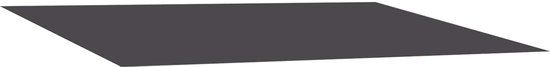 vidaXL Tissu de remplacement pour parasol anthracite 350 x 200 cm