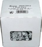 Kopp 355402010 Spijkerclip 355402010 Bundel-Ø (bereik) 10 tot 14 mm Grijs 200 stuk(s)
