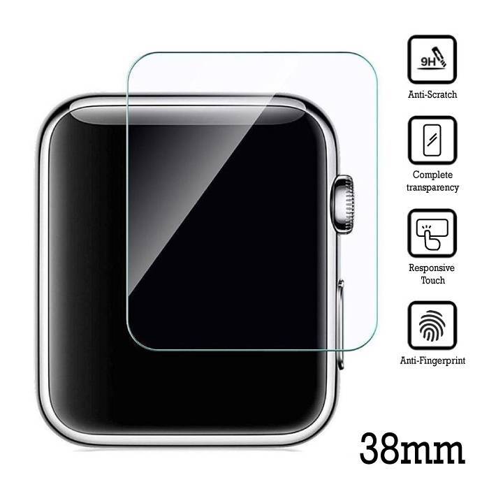 Stuff Certified 38mm Tempered Glass Clear Screen Protector voor iWatch Series 1 / 2 / 3