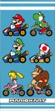 Mario Carbotex Mario Kart Badlaken 70x140cm Katoen