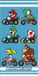 Mario Carbotex Mario Kart Badlaken 70x140cm Katoen