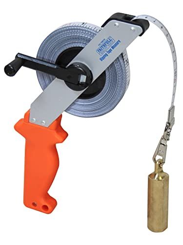 Faithfull FAITMD30 30m Olietank Meetlint met Messing Gewicht