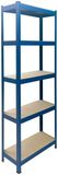 Merkloos / Sans marque Relaxdays Stellingkast - 150 x 75 x 30 cm - 875 kg - blauw