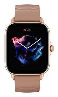 Amazfit GTS 3 Smartwatch - 1.75" AMOLED Display - GPS - Pink
