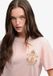 Superdry - Crest Embellished T-shirt - Dames - T-shirts - Chalk Pink - Katoen - Maat 14