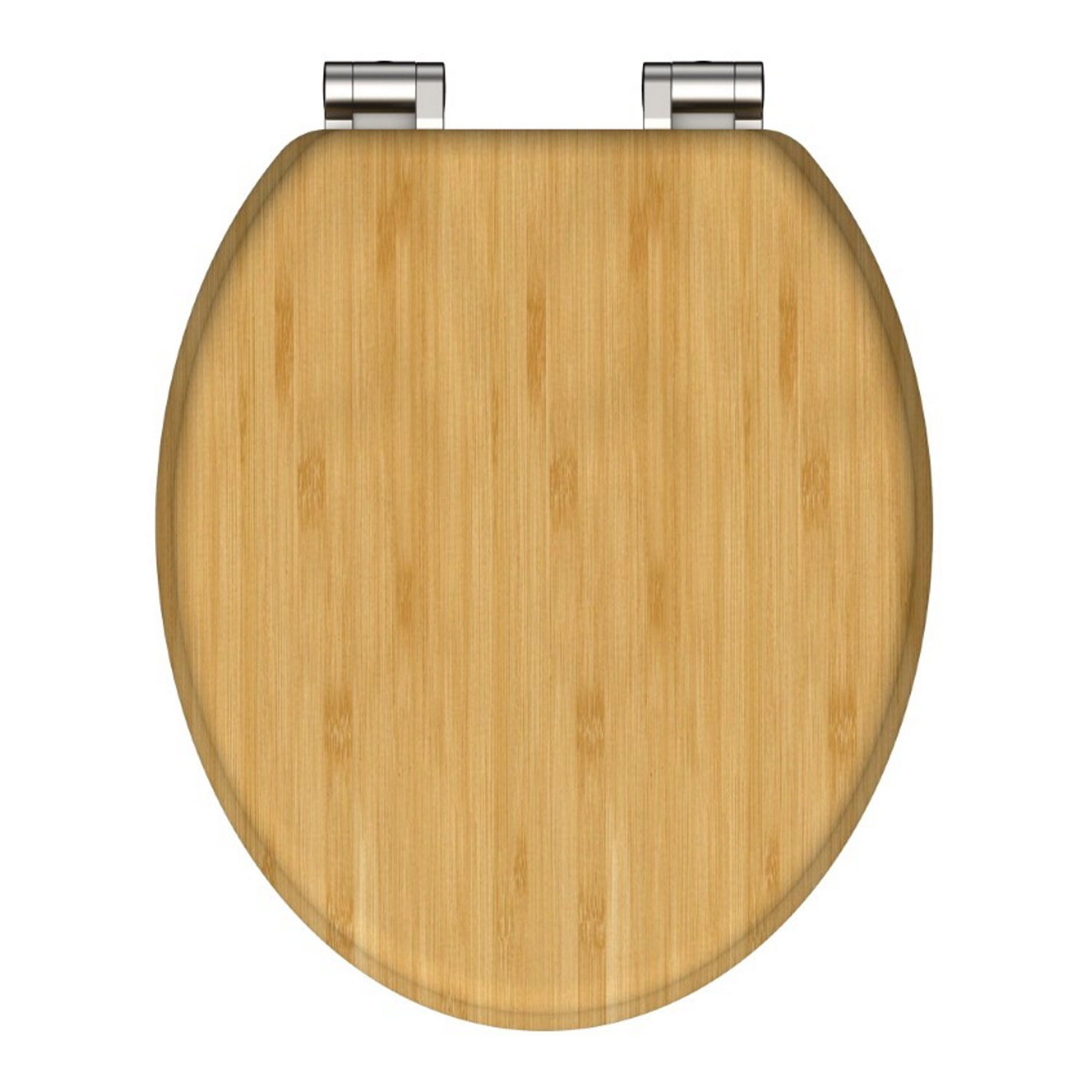 Schütte Toiletbril schutte lupos softclose natural bamboo bruin