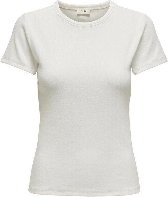 Jacqueline de Yong Jdysolar S/s O Neck Top Jrs Noos - Cloud Dancer - S