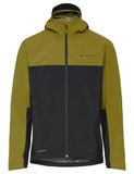VAUDE Moab Rain Hardshelljas voor heren, waterdicht, winddicht, dark leaf, maat S