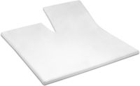 Cinderella - hoeslaken met split - 200x200/210 cm - wit