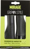 Mirage Buzaglo B.V. Mirage Grips in style #45 - 132/100 mm met lockring - zwart