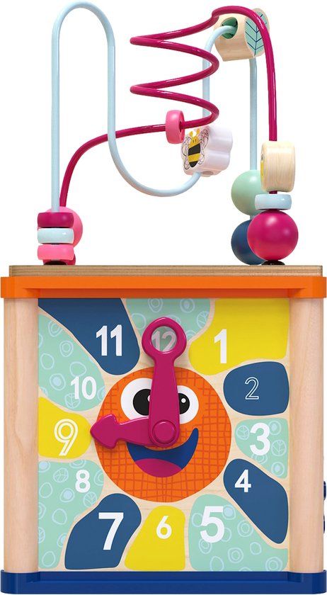 TopBright Houten Activiteitenkubus TB-121093 - Meerkleurig
