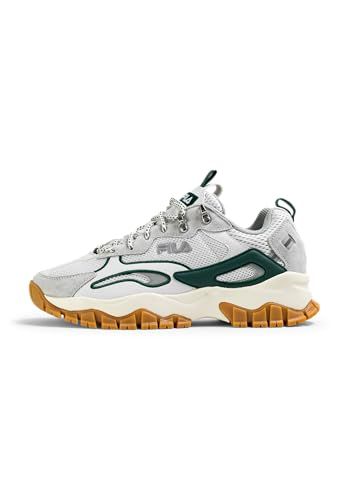 FILA RAY Tracer TR2 Sneakers voor heren, Nimbus Cloud-Posy Green, 40 EU
