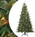 vidaXL Kunstmatige Hinged Kerstboom met 300 LED Groen 180 cm PE en PVC