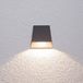 Lucande - Applique murale LED extérieure - 1 lumière - Aluminium, plastique - H: 12.5 cm - anthracite - Source lumineuse incluse