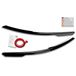 Koplampspoilers RDX Racedesign Koplampspoilers compatibel met Volkswagen Golf VIII (CD) 2020- (ABS Glanzend Zwart)