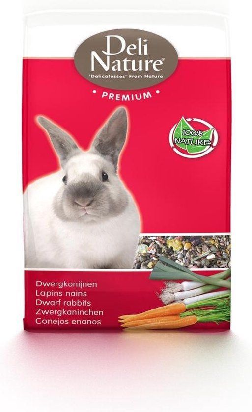 Deli Nature Premium Dwergkonijn 800 gr