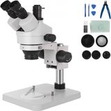 VEVOR Microscope stéréo à zoom numérique simul focal 3,5X-90X