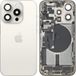 Apple Coque Batterie iPhone 15 Pro, Avec Châssis Central, Pièces Complètes, Blanc (Titane Blanc), Échange Premium