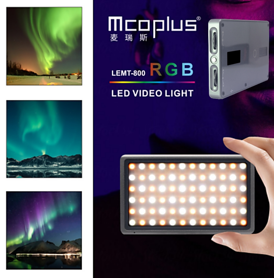 MCOPlus LEMT-800 Mini RGB LedLight