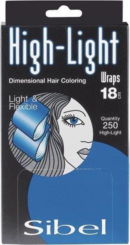 Sibel High-light Wraps 10x18cm - 250 stuks