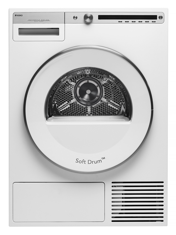 Asko Logic T408HD.W Heat Pump Dryer - 8kg, White, Freestanding