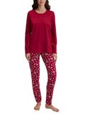 CALIDA Pyjama 'Family & Friends' wijnrood